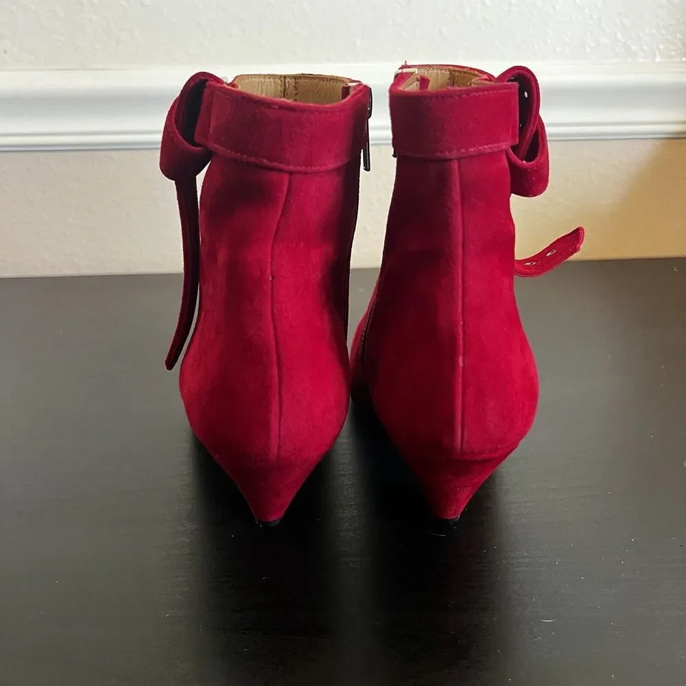 IRO LINAC Ankle Boots In Red Womens Size‎ Eu 39 / US 8 - 8.5 New In Box